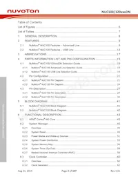 NUC120RD2DN Datasheet Page 2