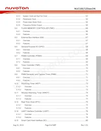 NUC120RD2DN Datasheet Page 3