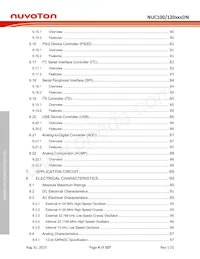 NUC120RD2DN數據表 頁面 4