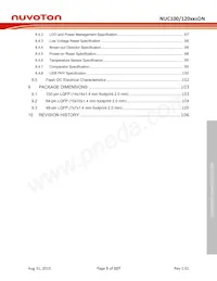 NUC120RD2DN Datasheet Page 5