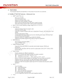 NUC120RD2DN Datasheet Page 9