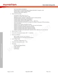 NUC120RD2DN Datasheet Page 16