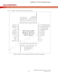NUC120RD3AN Datasheet Page 16