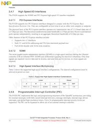 P1020NXN2DFB Datasheet Page 12