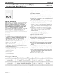 P87LPC762FN Datasheet Page 4