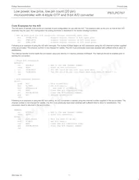 P87LPC767FD Datasheet Page 14