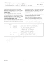 P87LPC767FD Datasheet Page 17