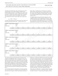 P87LPC768FN Datasheet Page 19