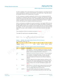 P87LPC778FDH Datasheet Page 13