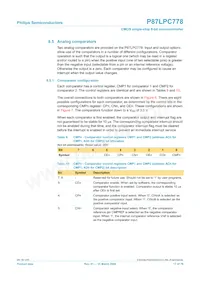 P87LPC778FDH Datasheet Page 17