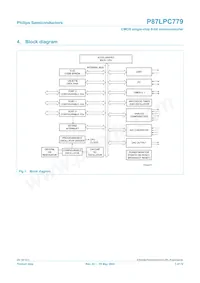P87LPC779FDH Datasheet Page 3