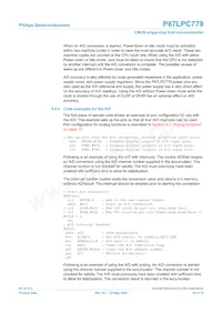 P87LPC779FDH Datenblatt Seite 16