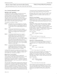 P89C51RC2BN/01 Datasheet Page 21