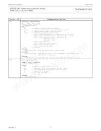 P89C61X2BBD/00 Datasheet Page 17