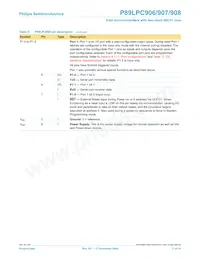P89LPC908FD Datasheet Page 11