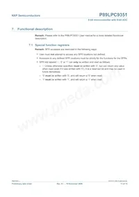 P89LPC9351FDH Datasheet Pagina 11