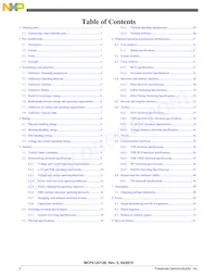 PCF51JU128VLH Datasheet Page 2