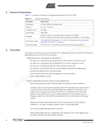 PCX7457VGU933NC Datasheet Page 4