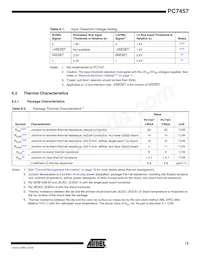 PCX7457VGU933NC數據表 頁面 13
