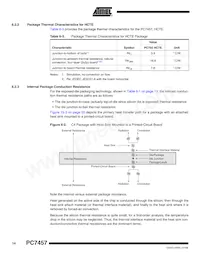PCX7457VGU933NC Datasheet Page 14