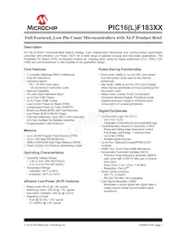 PIC16F18324T-I/ML Datasheet Cover