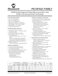 PIC18LF4321T-I/ML Datasheet Page 3