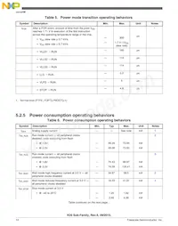 PK20FX512VMD12 Datasheet Page 14