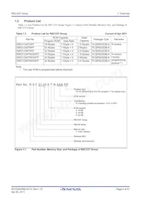 R5F21335TNFP#30 Datasheet Page 4