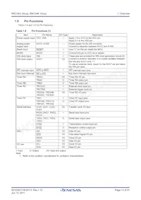 R5F2134CKDFP#V0 Datasheet Pagina 13