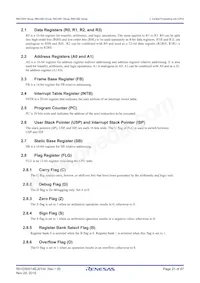 R5F2138CWKFP#W4 Datasheet Page 21