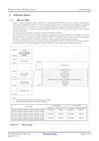 R5F2M120ADSP#W4 Datenblatt Seite 14