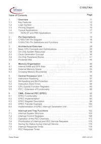 SAF-C165UTAH-LF V1.3 Datasheet Page 5