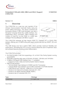 SAF-C165UTAH-LF V1.3 Datasheet Pagina 11