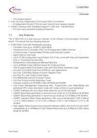 SAF-C165UTAH-LF V1.3 Datasheet Pagina 12