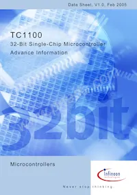 SAF-TC1100-L150EB BB Datasheet Cover