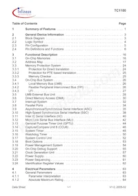 SAF-TC1100-L150EB BB Datasheet Page 5