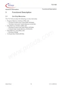 SAF-TC1100-L150EB BB Datasheet Page 22