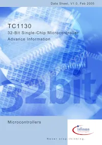 SAF-TC1130-L150EB BB Datasheet Cover