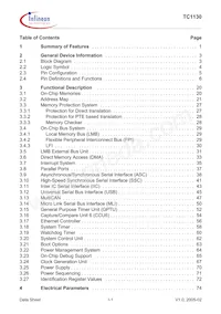 SAF-TC1130-L150EB BB數據表 頁面 5