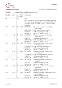 SAF-TC1130-L150EB BB Datasheet Page 14
