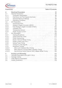 SAF-TC1164-128F80HL AB數據表 頁面 6