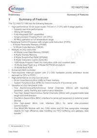 SAF-TC1164-128F80HL AB Datasheet Page 7
