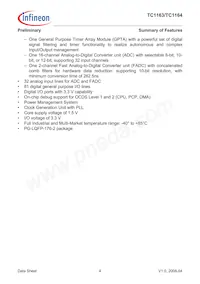 SAF-TC1164-128F80HL AB數據表 頁面 8