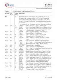 SAF-XC164N-32F40F BB數據表 頁面 13