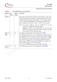 SAF-XC164N-8F40F BB數據表 頁面 11
