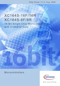 SAF-XC164S-8F40F BB Datasheet Cover