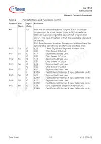 SAF-XC164S-8F40F BB Datasheet Page 14