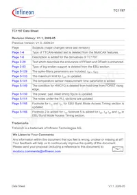 SAK-TC1197-512F180E AC Datasheet Page 4