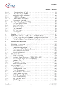 SAK-TC1197-512F180E AC Datasheet Page 6