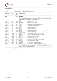 SAK-TC1775-L40E BA Datasheet Page 14